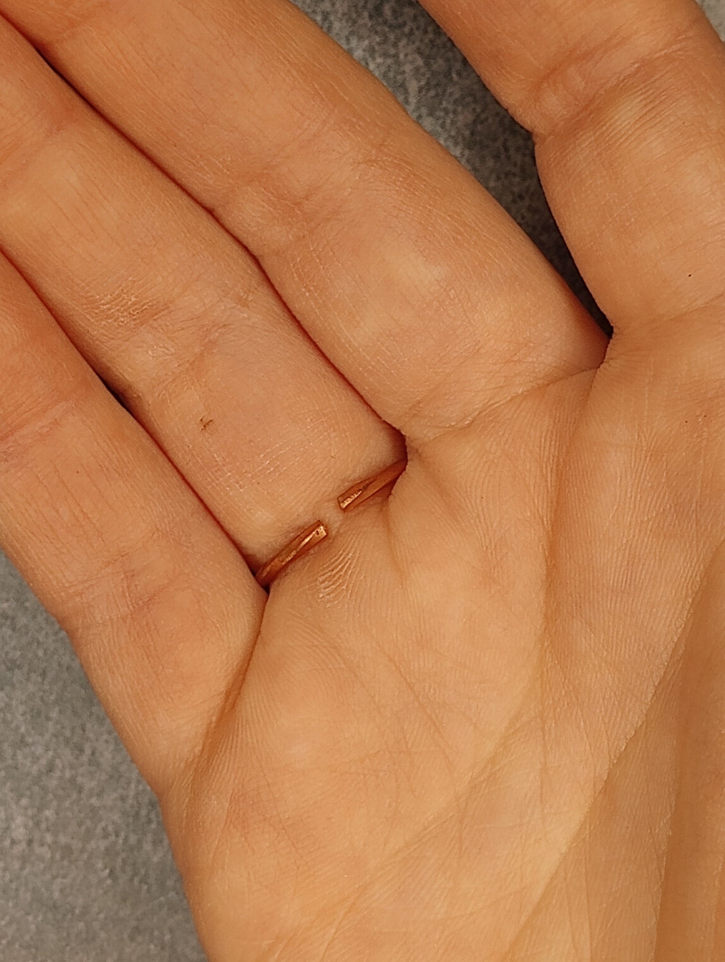 Single Twist Copper Ring | Minimalist | Handmade Jewelry