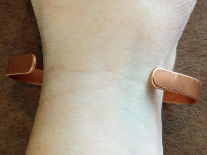 Pure Copper Bracelet | Minimalistic | Cuff Bracelet