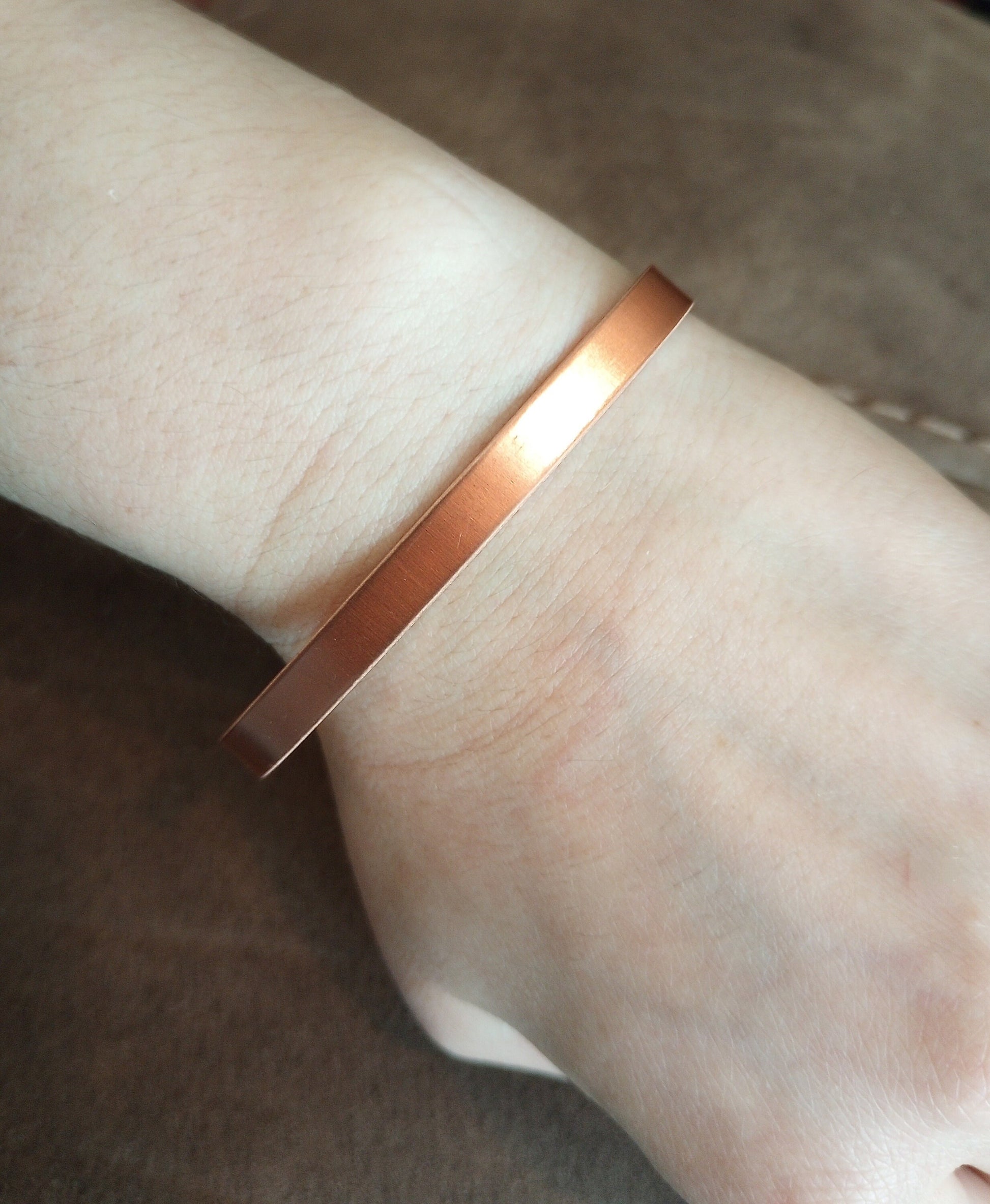 Pure Copper Bracelet | Minimalistic | Cuff Bracelet