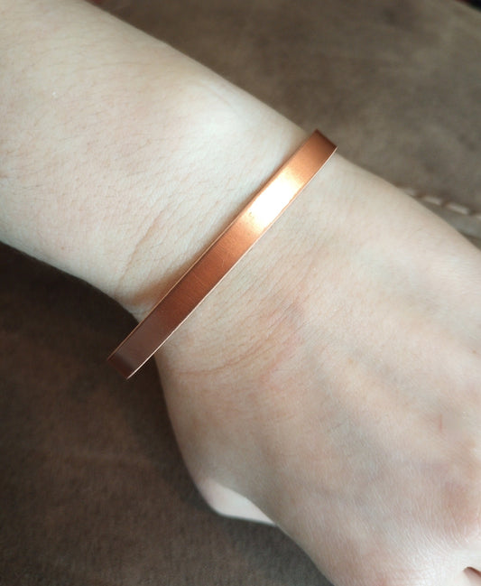 Pure Copper Bracelet | Minimalistic | Cuff Bracelet