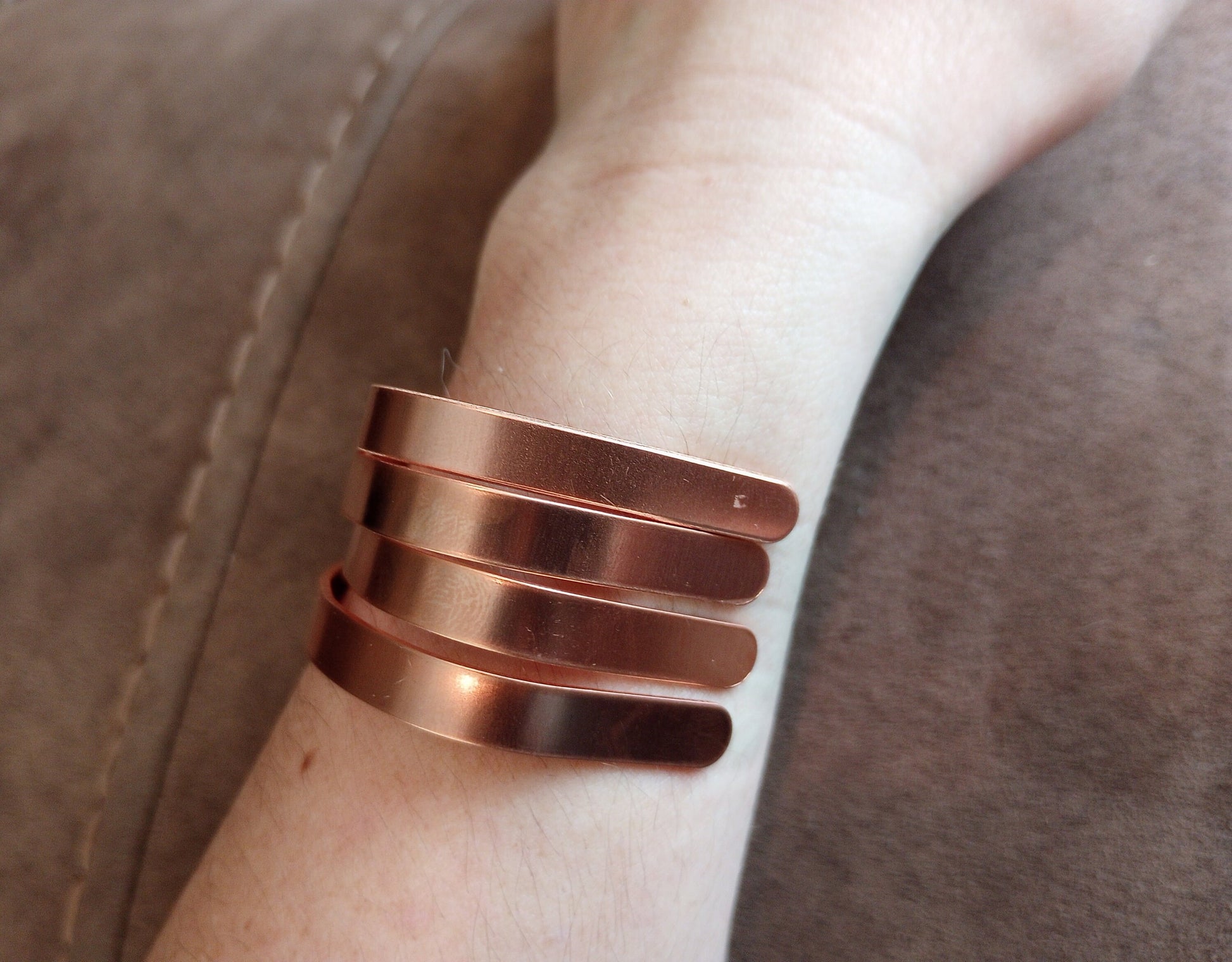 Pure Copper Bracelet | Minimalistic | Cuff Bracelet