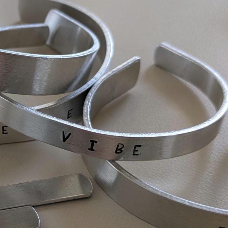 Aluminum Cuff Bracelet | Minimalistic | Cuff Bracelet