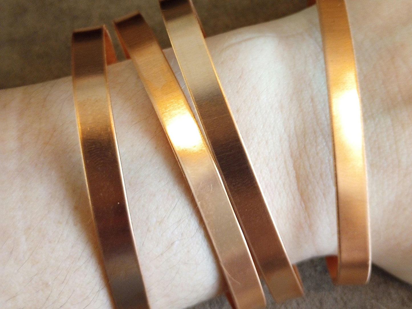 Pure Copper Bracelet | Minimalistic | Cuff Bracelet