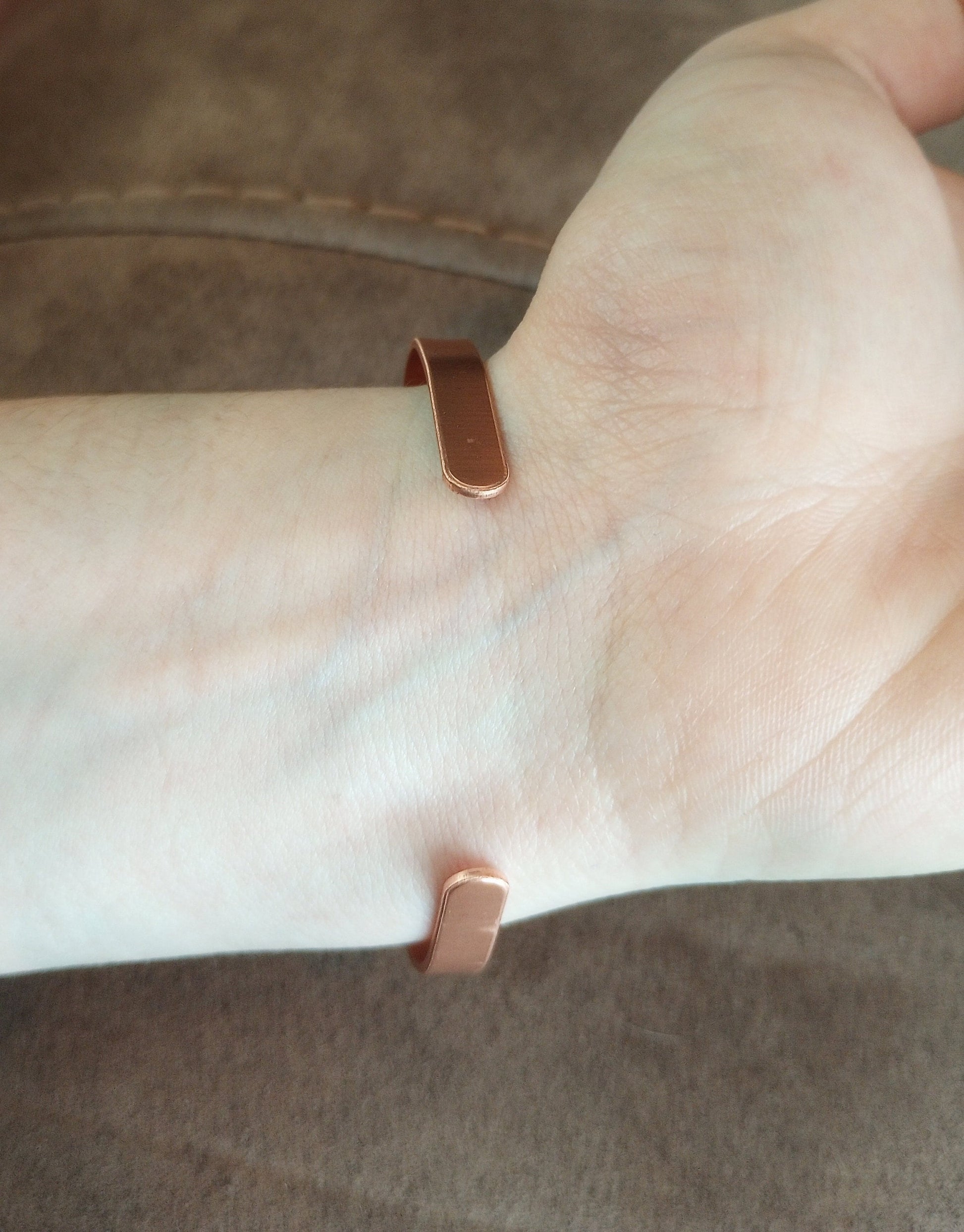 Pure Copper Bracelet | Minimalistic | Cuff Bracelet