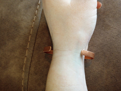 Pure Copper Bracelet | Minimalistic | Cuff Bracelet