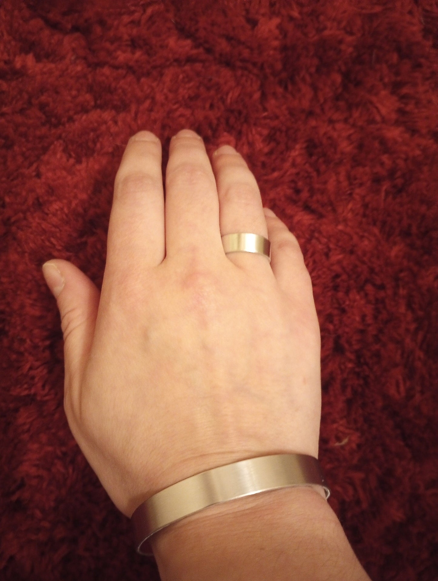 Aluminum Cuff Bracelet | Minimalistic | Cuff Bracelet