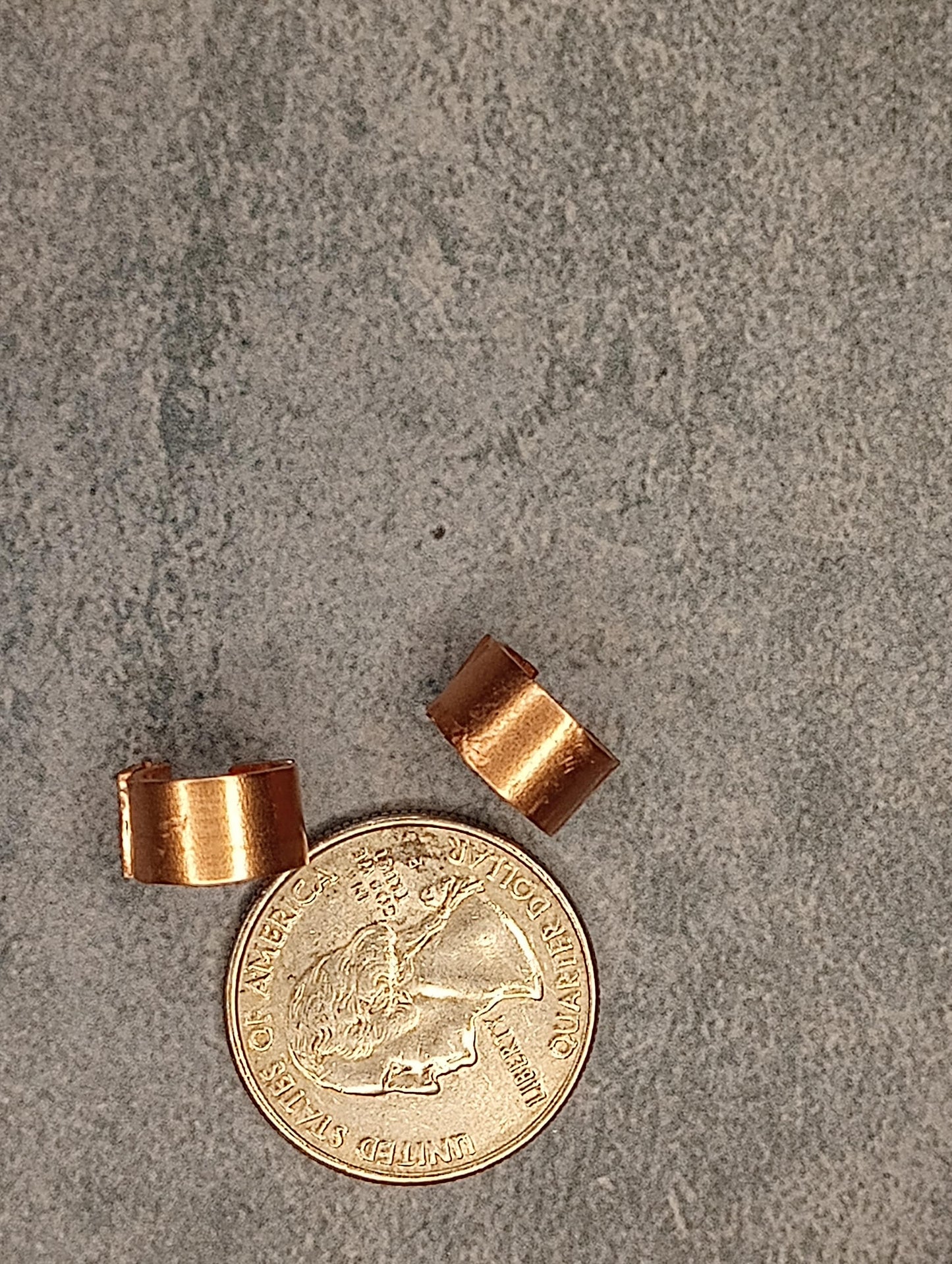 Copper Ear Cuff Pair, Non-Pierced